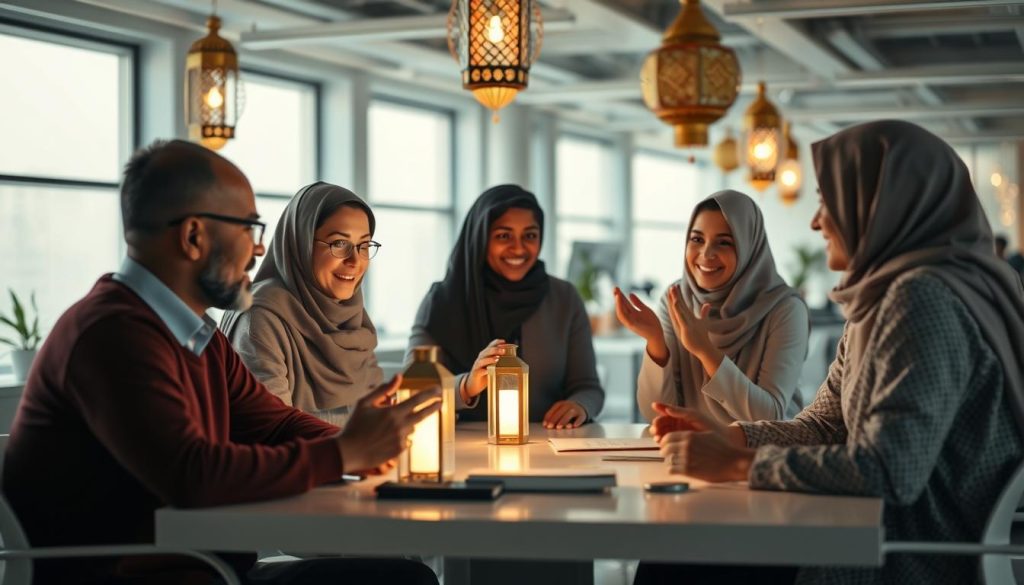 أجواء رمضان والتجديد في العمل