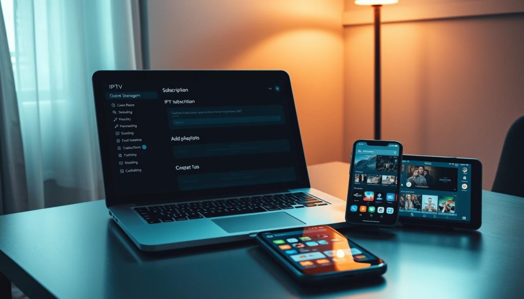 تكوين الاشتراك وإضافة قائمة التشغيل تكوين الاشتراك وإضافة قائمة التشغيل
