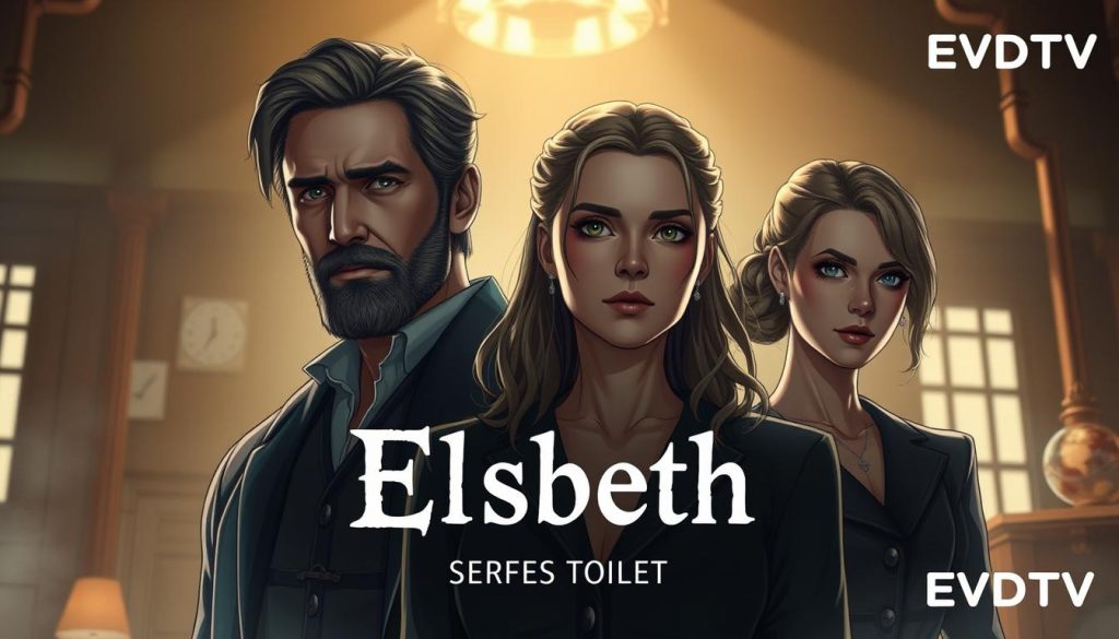A detailed and realistic illustration of the central characters from the latest episode of the hit TV series Elsbeth, showcased in a cinematic, high-quality style. The scene depicts the main protagonists in an immersive, dramatic setting, captured with a wide angle lens and natural, warm lighting that enhances the depth and realism of the composition. The characters are rendered with precision, exhibiting distinct personalities and emotional expressions, seamlessly integrated into a believable environment that evokes the mood and atmosphere of the show. The image is intended to be featured on the EVDTV IPTV platform, promoting the latest episode of the series. A detailed and realistic illustration of the central characters from the latest episode of the hit TV series Elsbeth, showcased in a cinematic, high-quality style. The scene depicts the main protagonists in an immersive, dramatic setting, captured with a wide angle lens and natural, warm lighting that enhances the depth and realism of the composition. The characters are rendered with precision, exhibiting distinct personalities and emotional expressions, seamlessly integrated into a believable environment that evokes the mood and atmosphere of the show. The image is intended to be featured on the EVDTV IPTV platform, promoting the latest episode of the series.