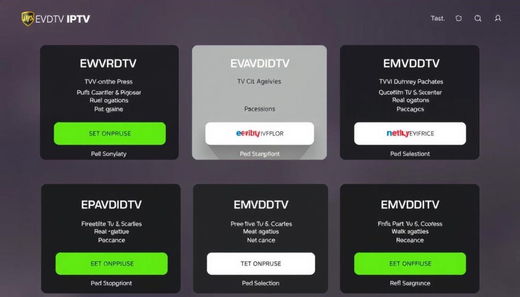 باقات اشتراك EVDTV IPTV باقات اشتراك EVDTV IPTV