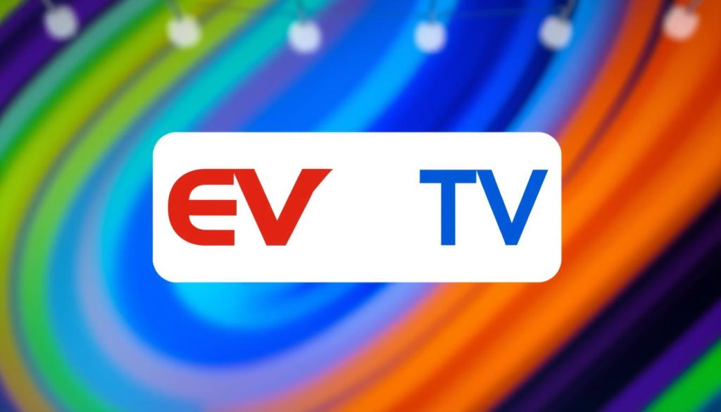 صورة لشعار EVDTV مع خلفية تعكس الجودة العالية للبث صورة لشعار EVDTV مع خلفية تعكس الجودة العالية للبث