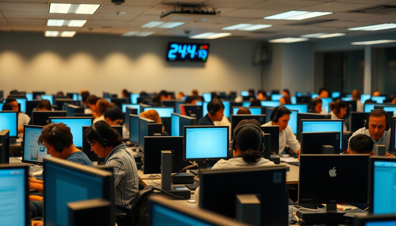 خدمة عملاء على مدار الساعة
