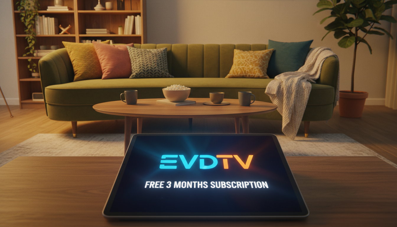 اشتراك ثلاث اشهر مجانا EVDTV