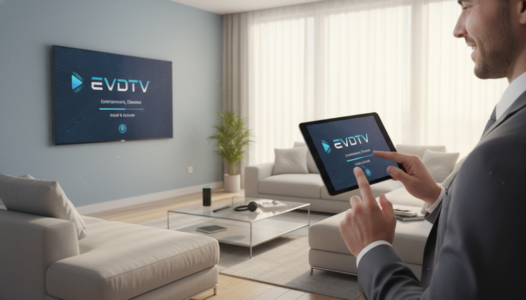 تثبيت EVDTV على الأجهزة الذكية