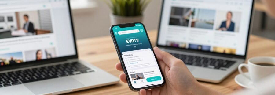 طريقة تشغيل EVDTV على الايفون