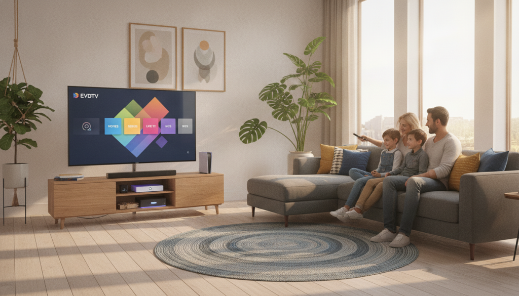 خدمة EVDTV سيرفر ترفيه منزلي