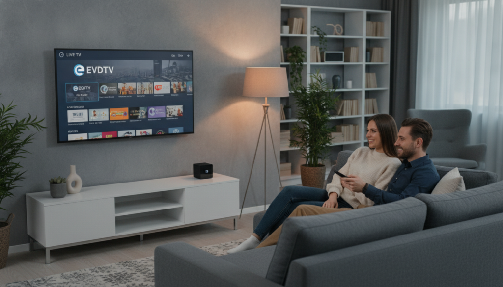 تشغيل EVDTV على Android TV عبر شاومي بوكس تشغيل EVDTV على Android TV عبر شاومي بوكس