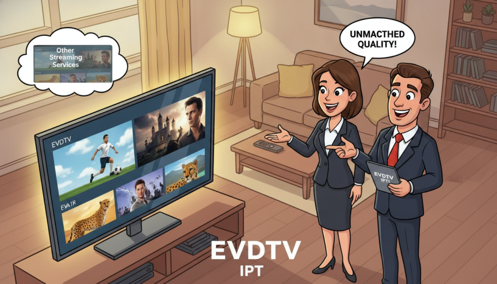 جودة بث EVDTV والقنوات جودة بث EVDTV والقنوات