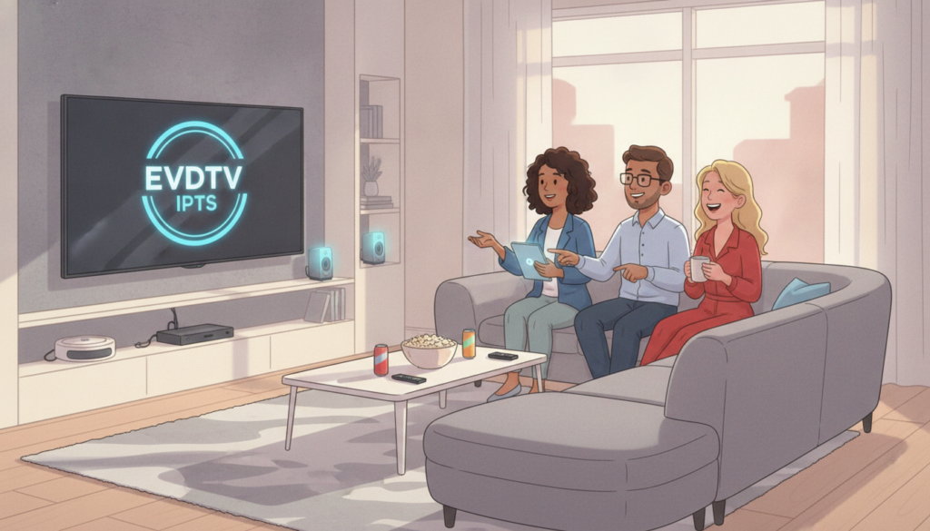 EVDTV IPTV يوفر خدمة طلب اي مسلسل او فيلم