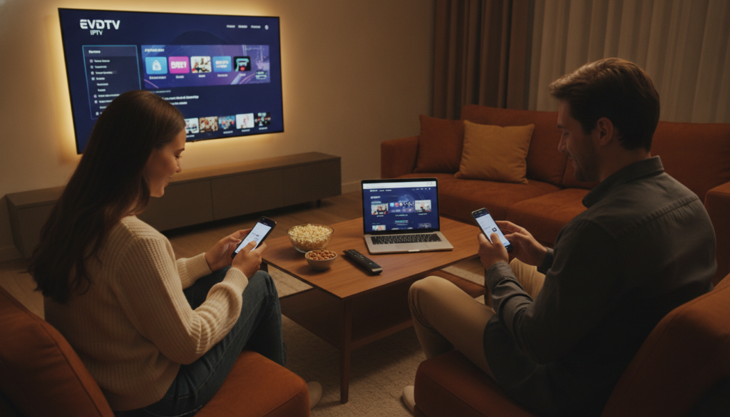 إعداد EVDTV على الأجهزة الذكية