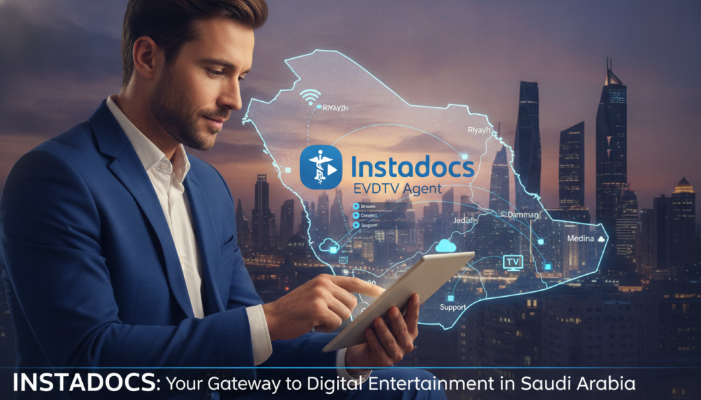 طريقة الوصول إلى Instadocs عبر وكيل EVDTV في السعودية