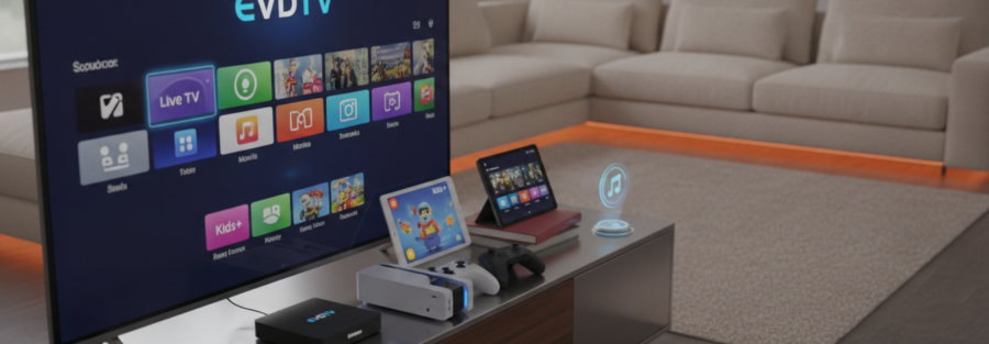 ماهي الاجهزة التي تدعم اشتراك EVDTV